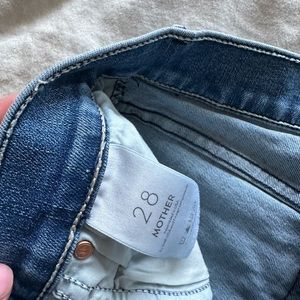 Mother mid ride dazzler jeans size 28